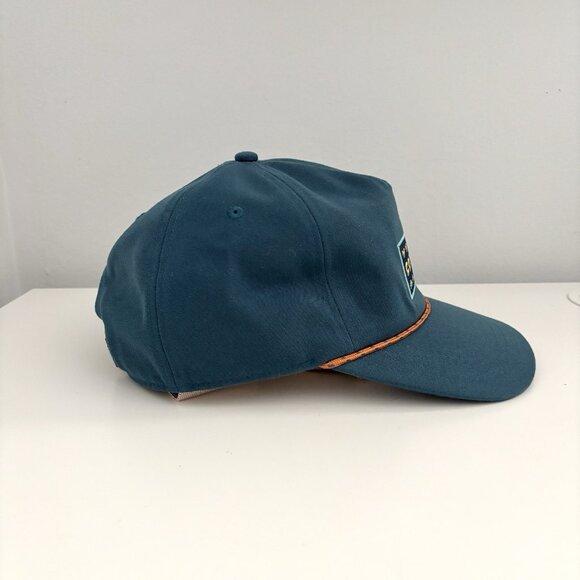 Cotopaxi Steps to the Sun Heritage Rope Hat in Abyss Teal with Buckle Closure - Picture 3 of 6